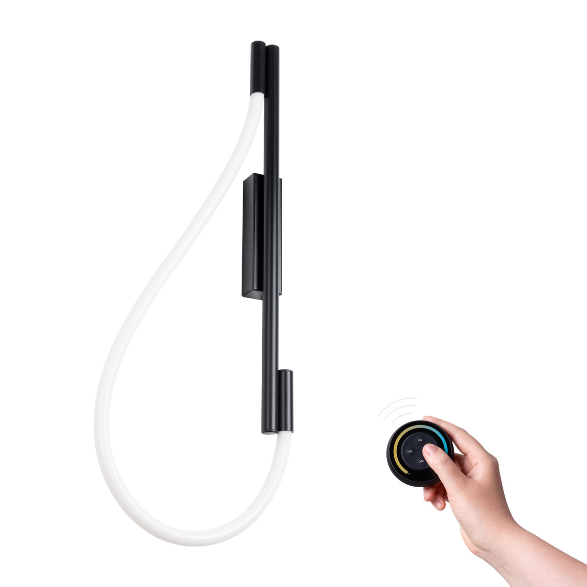 Wandleuchten GALAKSE schwarz LED  2700-6500Kg