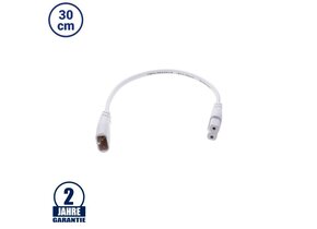 30cm Verbindungskabel für T5 Röhre mit Gehäuse 230V