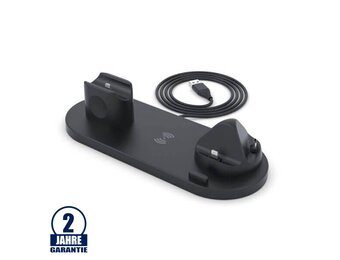 6 in 1 Multifunktions-Charging Station für diverse Geräte Schwarz