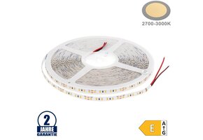 120SMD/m 9W/m 24V LED Streifen 2835 Warmweiß 20m Rolle