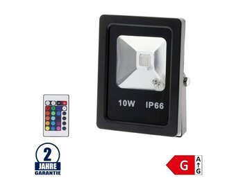 10W LED Fluter RGB Dimmbar und Ferngesteuert