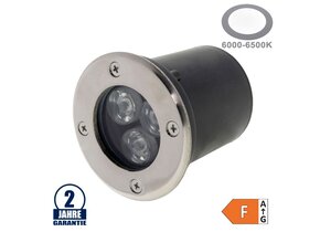 3W LED Bodenleuchte für Außenmontage 230V IP65 Kaltweiß