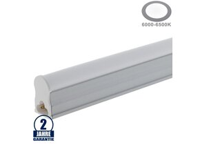4W LED Röhre T5 mit Gehäuse 29,8CM, 230V, Matt Kaltweiß