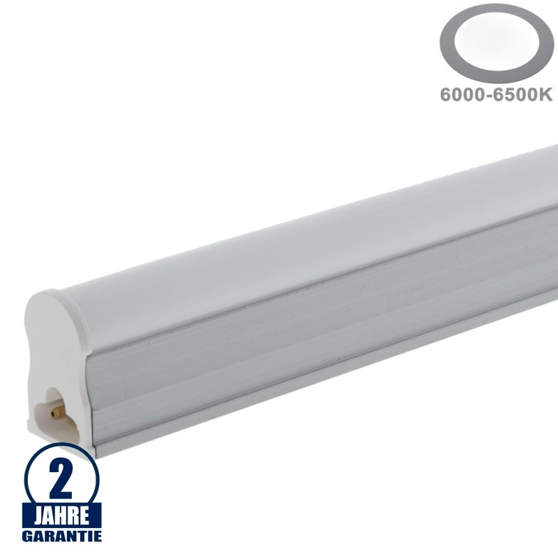 4W LED Röhre T5 mit Gehäuse 29,8CM, 230V, Matt Kaltweiß