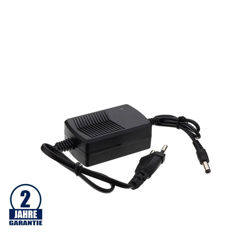 24W 12V DC Kunststoff Netzteil mit Stecker