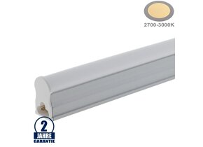 4W  LED Röhre T5 mit Gehäuse 29,8CM, 230V, Matt Warmweiß