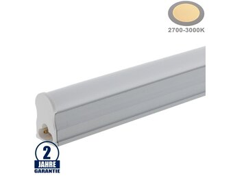 4W  LED Röhre T5 mit Gehäuse 29,8CM, 230V, Matt Warmweiß