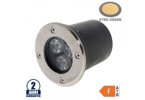 3W LED Bodenleuchte für Außenmontage 230V IP65 Warmweiß