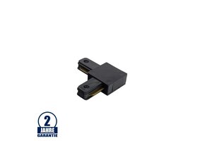 Verbinder für 1 Ph. Stromschiene Schwarz L-FORM