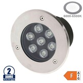 7W LED Bodenleuchte für Außenmontage 230V IP65 Kaltweiß