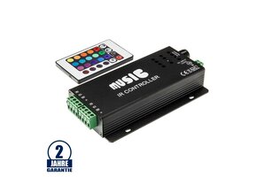 RGB Musik/Infrarot Controller 144W/12V 288W/24V 12A