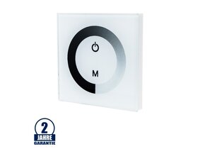 Glas Design LED Controller - Einbau Touchpaneel 96W 12V Weiß
