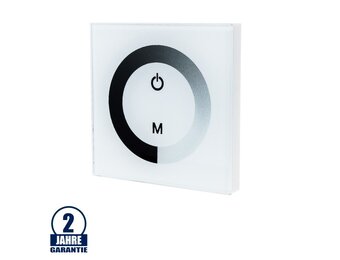 Glas Design LED Controller - Einbau Touchpaneel 96W 12V Weiß