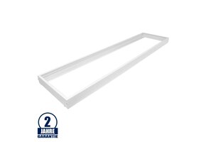 LED Panel Rahmen 1200 x 300 mm Aluminium Weiß