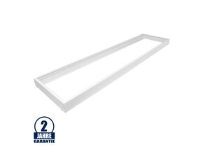 LED Panel Rahmen 1200 x 300 mm Aluminium Weiß