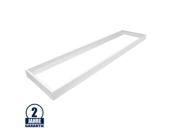 LED Panel Rahmen 1200 x 300 mm Aluminium Weiß