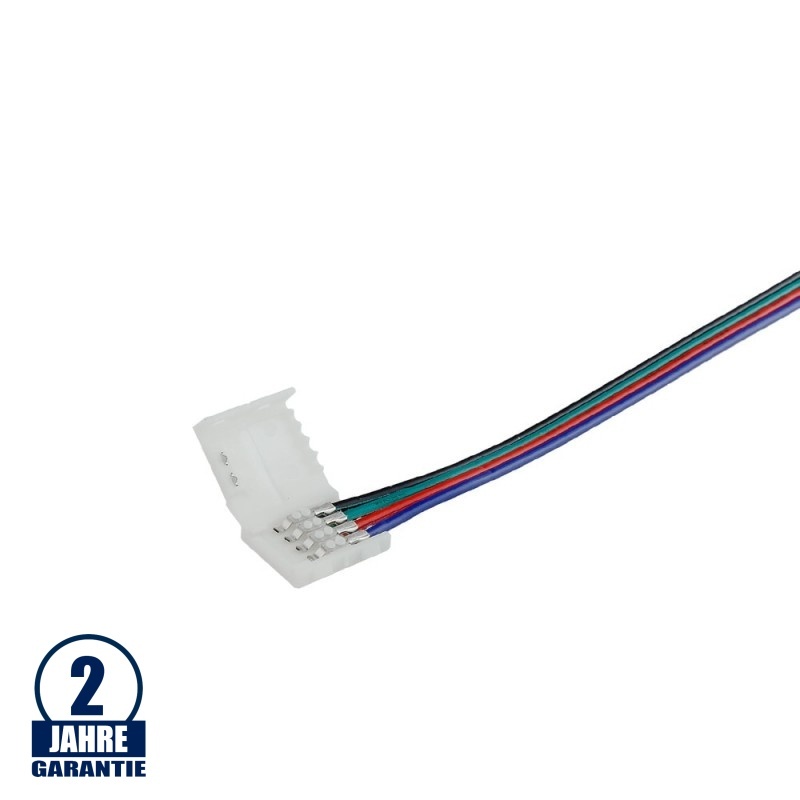 Connector mit Kabel für 10mm Led Streifen RGB 12V-24V