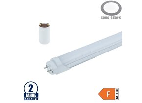 9W LED G13/T8 Kunststoff/Aluminium Röhre 60cm Kaltweiß mit Starter