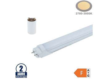 9W LED G13/T8 Kunststoff/Aluminium Röhre 60cm Warmweiß mit Starter