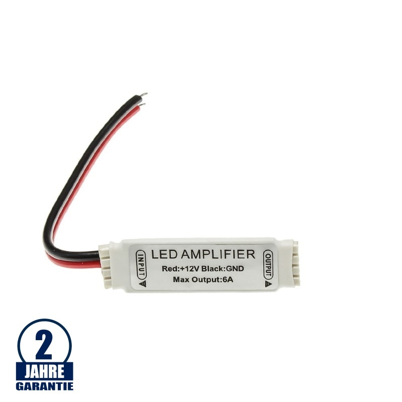 RGB Verstärker MINI 72W/12V 6A