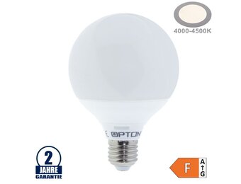 12W LED E27 G95 Globe Kunststoff Neutralweiß