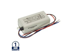 MEAN WELL 16W 12V DC Kunststoff Netzteil IP42