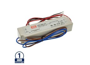 MEAN WELL 60W 12V DC Kunststoff Netzteil Wassergeschützt IP67
