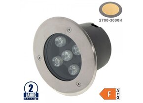 5W LED Bodenleuchte für Außenmontage 230V IP65 Warmweiß