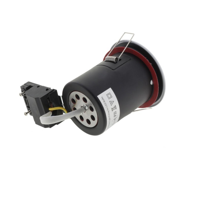 Einbaurahmen für LED GU10 Rund Fixiert Chrom IP65 Wassergeschützt
