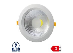 15W LED COB Einbauleuchte Rund 145° Kaltweiß TÜV