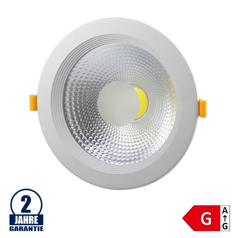 15W LED COB Einbauleuchte Rund 145° Kaltweiß TÜV