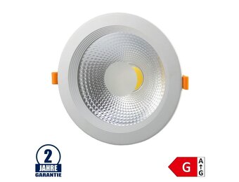 15W LED COB Einbauleuchte Rund 145° Neutralweiß TÜV