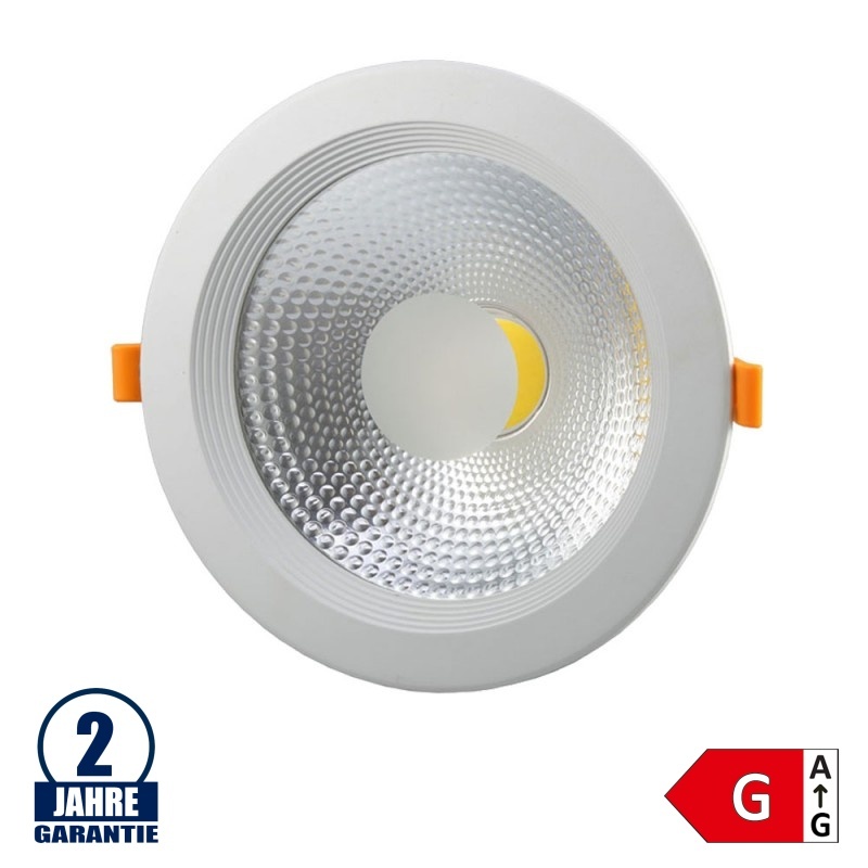 15W LED COB Einbauleuchte Rund 145° Neutralweiß TÜV