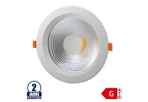 15W LED COB Einbauleuchte Rund 145° Warmweiß TÜV