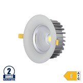 40W LED COB Einbauleuchte Rund 60° Kaltweiß TÜV