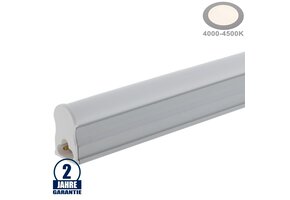 4W  LED Röhre T5 mit Gehäuse 29,8CM, 230V, Matt Neutralweiß