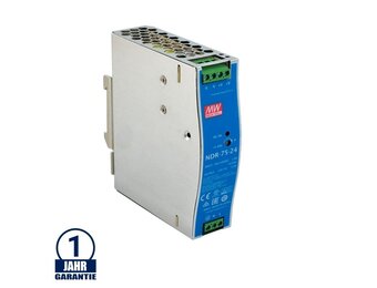 MEAN WELL 75W 24V DC Metall Tragschienen Netzteil
