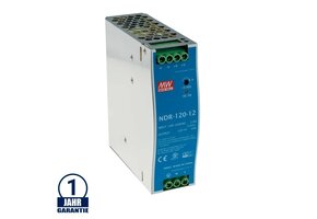 MEAN WELL 120W 12V DC Tragschienen Metall Netzteil