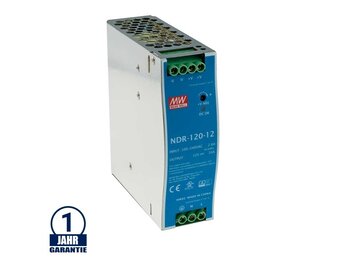 MEAN WELL 120W 12V DC Tragschienen Metall Netzteil