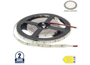 120SMD/m 9,6W/m 24V LED Streifen 2835 Neutralweiß 5m