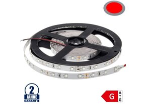 60SMD/m 4,8W/m 12V LED Streifen 2835 Rot 5m