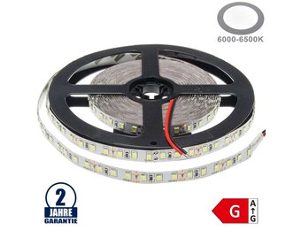 120SMD/m 9,6W/m 12V LED Streifen 2835 Kaltweiß 5m