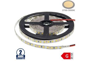 120SMD/m 9,6W/m 12V LED Streifen 2835 Warmweiß 5m