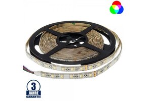 60SMD/m 16W/m 24V Professional LED Streifen RGBWW Spritzwassergeschützt 5m Rolle