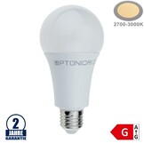 18W LED E27 A80 Birne Kunststoff Warmweiß