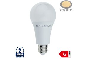 18W LED E27 A80 Birne Kunststoff Warmweiß