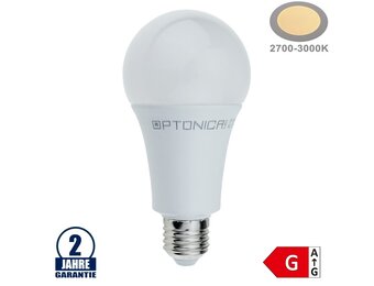 18W LED E27 A80 Birne Kunststoff Warmweiß