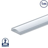 LED Profil Flexibel eloxiert 1m SET