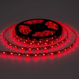 60SMD/m 7,2W/m 12V LED S-Streifen 2835 5m Rot Spritzwassergeschützt