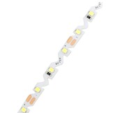 60SMD/m 7,2W/m 12V LED S-Streifen 2835 5m Kaltweiß Spritzwassergeschützt
